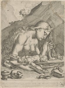 Santa Maria Maddalena come peccatrice penitente da François Joseph Lonsing