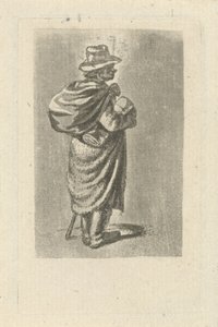 Viaggiatore con sacco sulla schiena da François Joseph Pfeiffer (II)