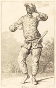Arlecchino Piangente da François Joullain after Claude Gillot