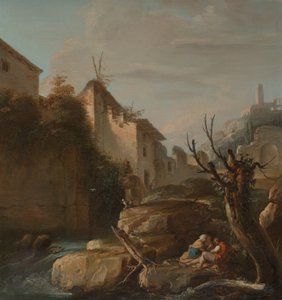 Paesaggio appenninico da François Le Moyne