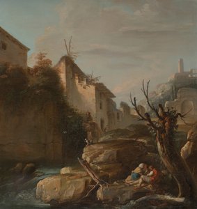 Paesaggio appenninico da François Lemoyne