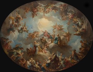 Glorificazione di Maria da François Lemoyne