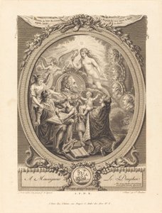 Allegoria in onore di Enrico IV da François Marie Isidore Queverdo and Jean Dambrun