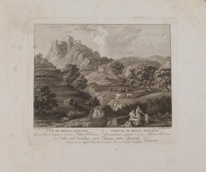 Vue de Rocca Giovine (no. V) da François Morel