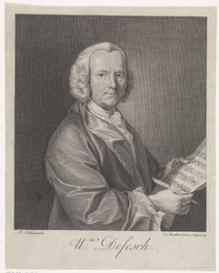 Ritratto del compositore Willem de Fesch, 1751