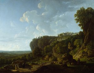 La Campagna romana (vista da Tivoli) da François Sablet