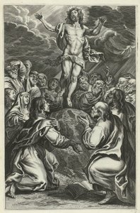 Ascensione di Cristo (serie: Vita di Cristo) da François Stuerhelt (possibly)
