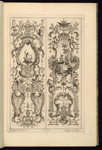Progetto per due pannelli da François de Cuvilliés the Elder
