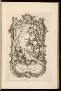 Progetto per un cartiglio con scomparti grandi e piccoli da François de Cuvilliés the Elder