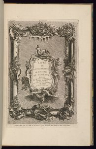 Progetto per una cornice e un cartiglio da François de Cuvilliés the Elder