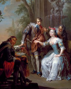 Scena galante da Frans Christoph Janneck