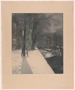 Prinsengracht da Frans Everbag (signed by artist)