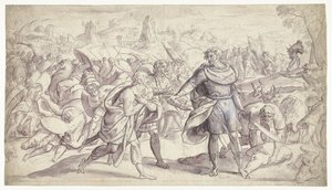 Giosuè invia messaggeri ad Ai da Frans Francken (I)