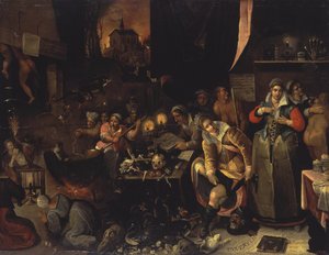La cucina delle streghe, 1606