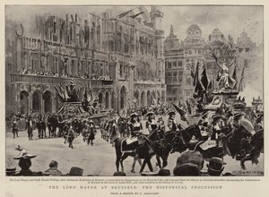 Il Sindaco di Londra a Bruxelles, la Processione Storica da Frans Gaillard