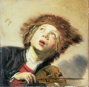 Un ragazzo con un violino