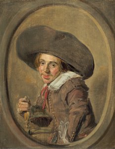 Un giovane uomo con un grande cappello