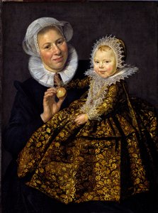 Ritratto di Catharina Hooft bambina e la sua nutrice da Frans Hals