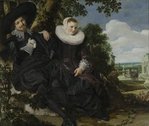 Ritratto di una Coppia, Probabilmente Isaac Abrahamsz Massa e Beatrix van der Laen, c.1622