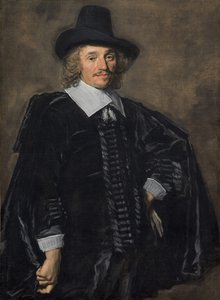 Ritratto di un gentiluomo, 1650-1652 da Frans Hals