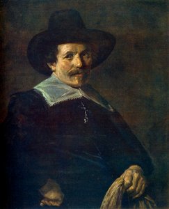Ritratto di un uomo con guanti, c1645, 1912 da Frans Hals