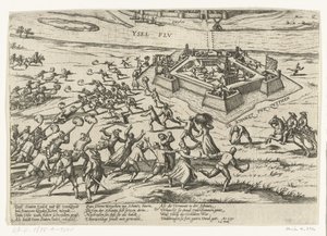 Conquista del forte vicino a Zutphen, 1591 (serie: Eventi olandesi e stranieri, 1587-1612)