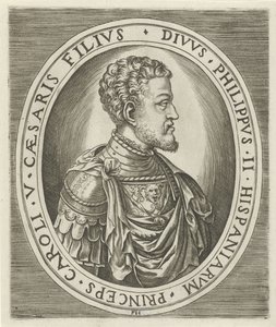 Ritratto di re Filippo II, re di Spagna da Frans Huys