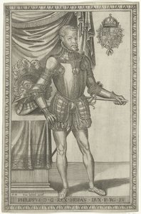 Ritratto di re Filippo II di Spagna da Frans Huys