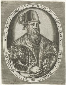 Ritratto del re Gustavo I di Svezia da Frans Huys