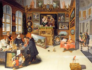 Interno di una galleria d