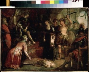 Il giudizio di Salomone da Frans II Francken
