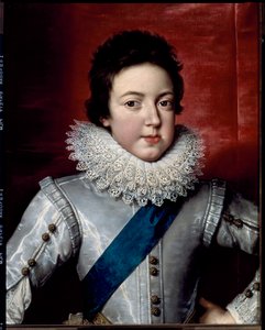 Ritratto di Luigi XIII, Re di Francia e Navarra, c.1616 (dipinto) da Frans II Pourbus