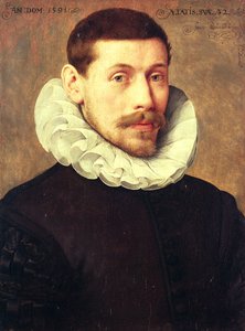 Ritratto di un uomo, 32 anni da Frans II Pourbus