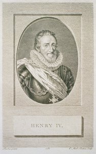 Enrico IV (1553-1610), inciso da Pierre Alexandre Tardieu (1756-1844), 1783