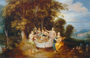 Les Cinq sens - I cinque sensi ... da Frans II the Younger Francken