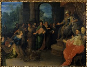 La Regina di Saba davanti a Salomone da Frans II the Younger Francken