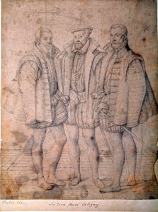 Ritratto dei tre Coligny: Cardinale Odet, Gaspard, Ammiraglio di Francia e Francois, Signore di Andelot