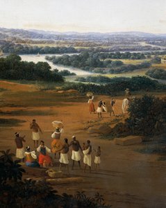 Villaggio di Serinhaem in Brasile o La casa di un piantatore di canna da zucchero in Brasile da Frans Post