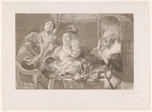 Compagnia musicale a tavola da Frans Lauwers (signed by artist)