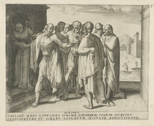 Lot esorta la folla alla calma da Frans Menton