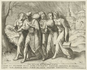 Lot lascia Sodoma (Storia di Lot)
