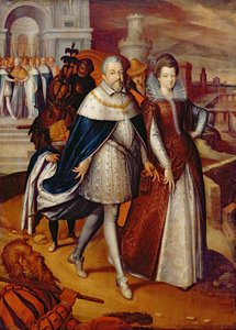 Ritratto di Ferdinando I (1549-1609) Granduca di Toscana, e sua nipote Maria (1573-1642), futura moglie di Enrico IV