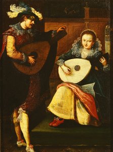 I cinque sensi: udito da Frans Pourbus the Younger
