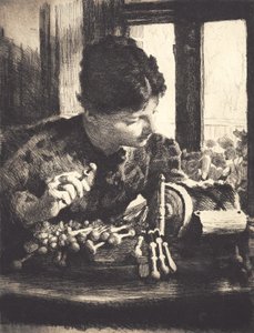 Merlettaia alla finestra