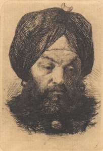 Uomo con turbante da Frans Schwartz
