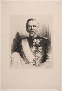 Ritratto del generale maggiore L. Koefoed da Frans Schwartz