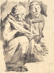 Due mendicanti ciechi da Frans Schwartz