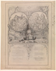 Bozza per illustrazione di "Fuori e dentro casa" da Frans Schwartz