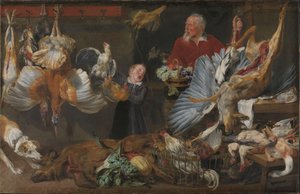 Un negozio di selvaggina da Frans Snyders or Snijders