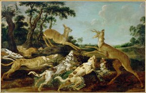 Scena di caccia da Frans Snyders or Snijders
